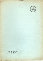 Tesla t713 - Navod k udrzbe 